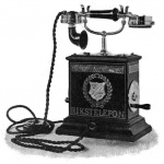 old fashioned phone